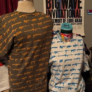 Men's Graphic Jersey - Orange and Blue